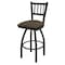 Holland Bar Stool Co 30" Swivel Bar Stool, Black Wrinkle, Canter Earth Seat 81030BW006 - alternate 1